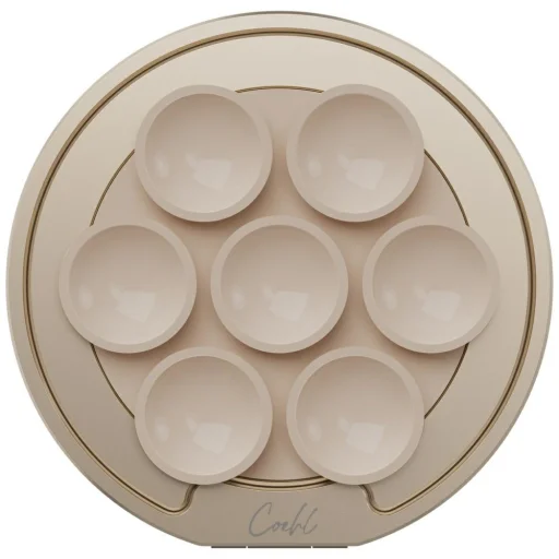 UNIQ Coehl Luna magnetický držiak so zrkadlom a prísavkou pieskový - 1