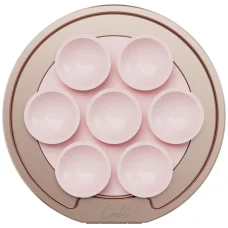 UNIQ Coehl Luna magnetický držiak so zrkadlom a prísavkou ružový