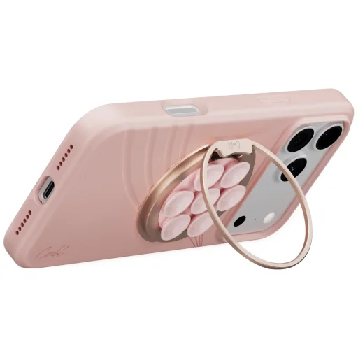 UNIQ Coehl Luna magnetický držiak so zrkadlom a prísavkou ružový - 6