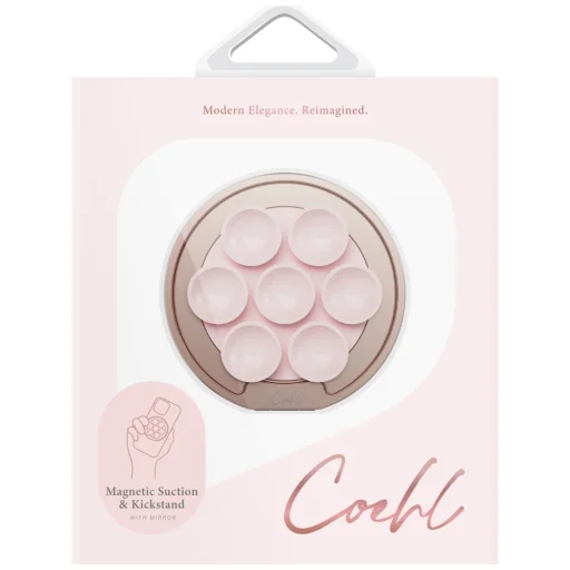 UNIQ Coehl Luna magnetický držiak so zrkadlom a prísavkou ružový - 8