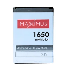Batéria Maxximus 1650mAh pre modem Huawei E5573 LTE 4G HB434666RBC