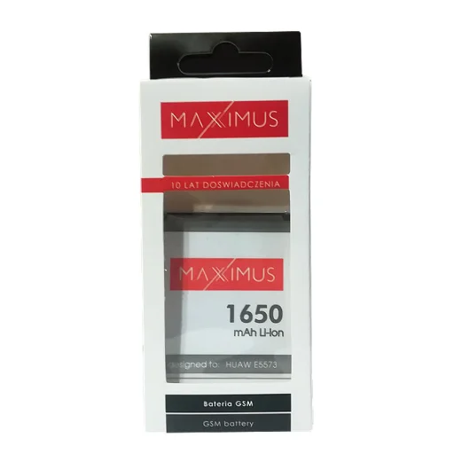 Batéria Maxximus 1650mAh pre modem Huawei E5573 LTE 4G HB434666RBC - 4