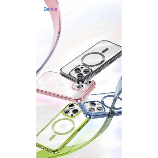 Benks Magnetic Lucent Pro puzdro iPhone 16 Pro zelené puzdro - 4