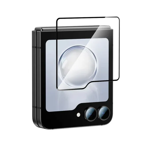 Benks Tvrdené sklo Glass Warrior HD Samsung Galaxy Z Flip 7 čierne ochranné sklo - 1