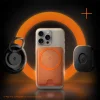 Spigen Valentinus MagFit+ MagSafe univerzálny magnetický držiak na karty metalický oranžový thumbnail