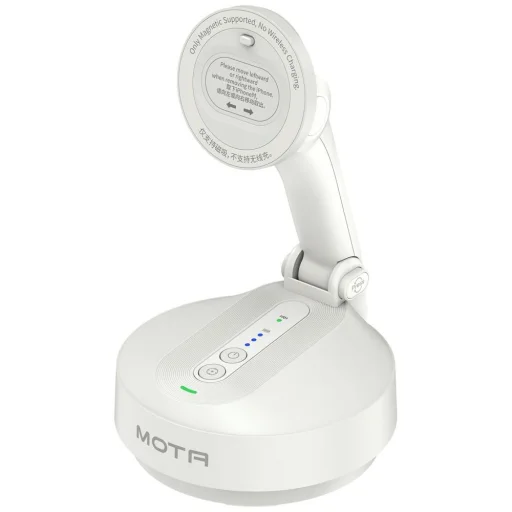 iPhone COMITOK MOTA magnetický stojan biely Magsafe - 1