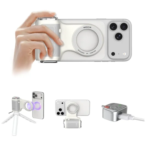 Comitok Moca grip na fotoaparát MagSafe sivý - 3