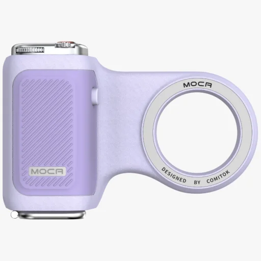 Comitok Moca kamerový grip MagSafe fialový - 1