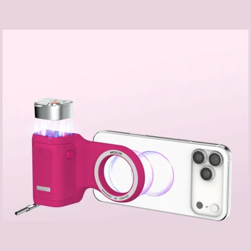 Comitok Moca Kamerový grip MagSafe ružový - 4