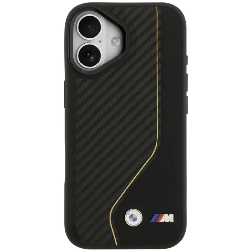 iPhone 17 BMW M Carbon Line & Logo MagSafe čierno-žltý kryt - 3
