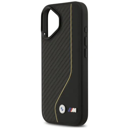 iPhone 17 BMW M Carbon Line & Logo MagSafe čierno-žltý kryt - 6