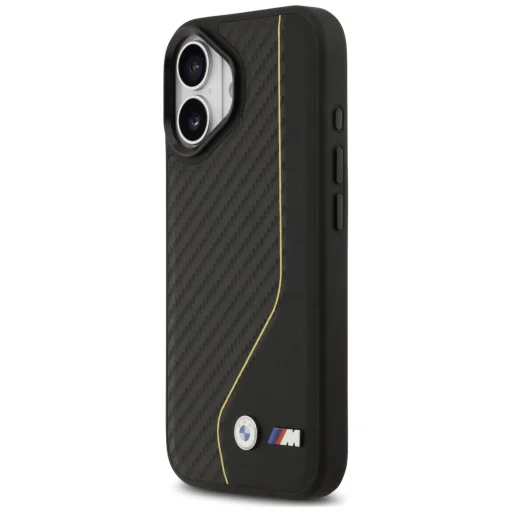 iPhone 17 BMW M Carbon Line & Logo MagSafe čierno-žltý kryt - 2