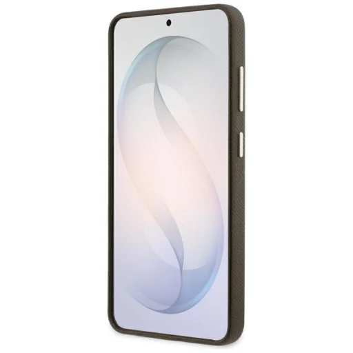 Samsung Galaxy S26 Guess Grained Big 4G Metal Logo hnedé puzdro - 5