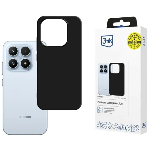 Xiaomi 17 3MK Matt Case čierne puzdro - 1