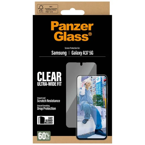 Samsung Galaxy A37 5G PanzerGlass Ultra-Wide Fit tvrdené sklo - 3