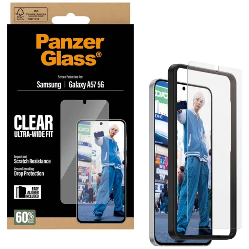 Samsung Galaxy A57 5G PanzerGlass Ultra-Wide Fit tvrdené sklo - 5