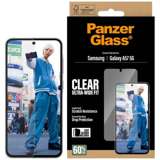 Samsung Galaxy A57 5G PanzerGlass Ultra-Wide Fit tvrdené sklo - 2