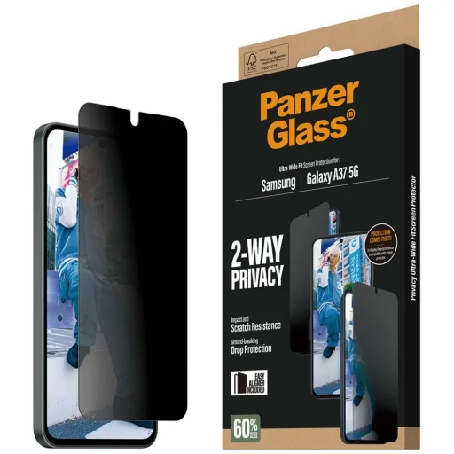 Samsung Galaxy A37 5G PanzerGlass Ultra-Wide Fit ochranné sklo s ochranou súkromia - 7