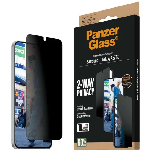 Samsung Galaxy A57 5G PanzerGlass Ultra-Wide Fit privátne ochranné sklo - 7
