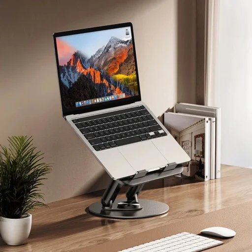 Wozinsky WRS-K75 otočný stojan pre notebooky a tablety - čierny - 5