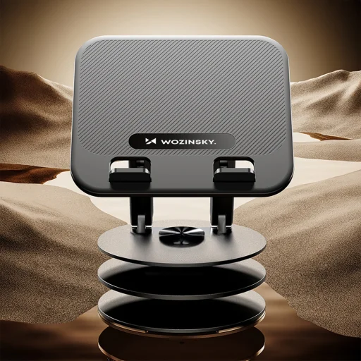 Wozinsky WRS-K75 otočný stojan pre notebooky a tablety - čierny - 10