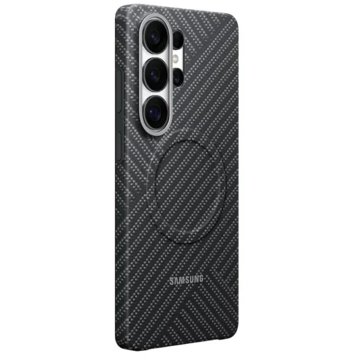 Samsung Galaxy S26 Ultra Carbon Magnet puzdro tmavosivé - 2