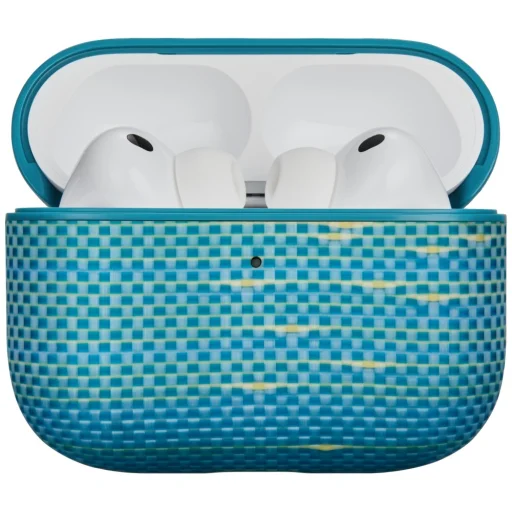 AirPods Pro 3 PITAKA aramidové puzdro priesvitné modré - 4