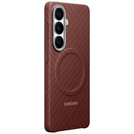 Samsung Galaxy S26 Carbon magnetické červené puzdro - 2