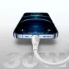 Joyroom S-A59 Vibrant Series 30W USB-C - Lightning kábel 1.2m - biely thumbnail