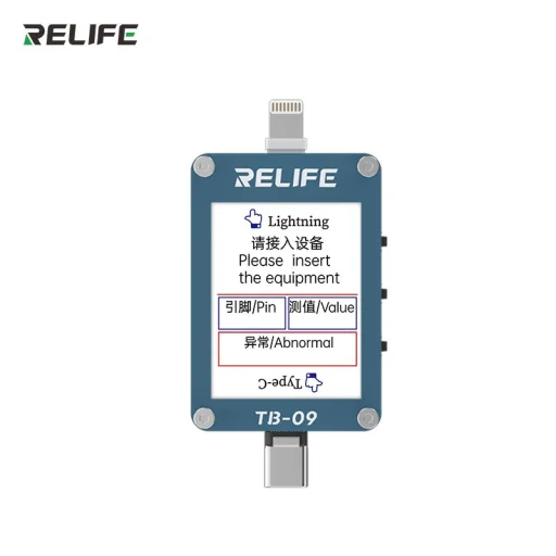RELIFE TB-09 Tester nabíjacieho portu - 2