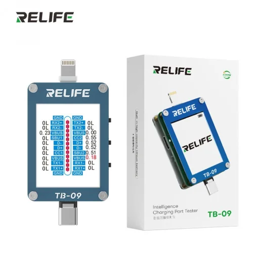 RELIFE TB-09 Tester nabíjacieho portu - 6