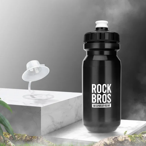 Rockbros 600 ml cyklistická fľaša - čierna - 3