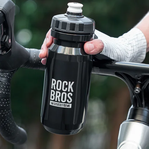 Rockbros 600 ml cyklistická fľaša - čierna - 7