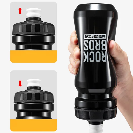 Rockbros 600 ml cyklistická fľaša - čierna - 8