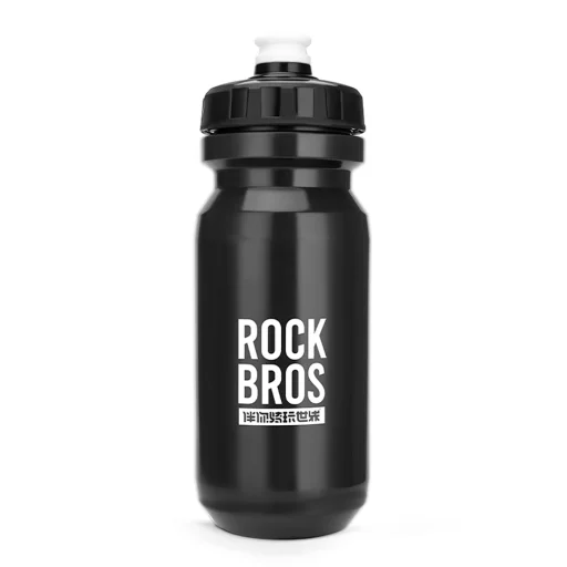 Rockbros 600 ml cyklistická fľaša - čierna - 1