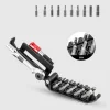 Rockbros Cyklistická sada náradia s račňou a montážnymi páčkami - čierna thumbnail