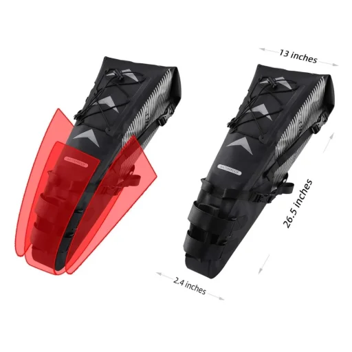 Rockbros AS-013 10L podsedlová taška - čierna - 2