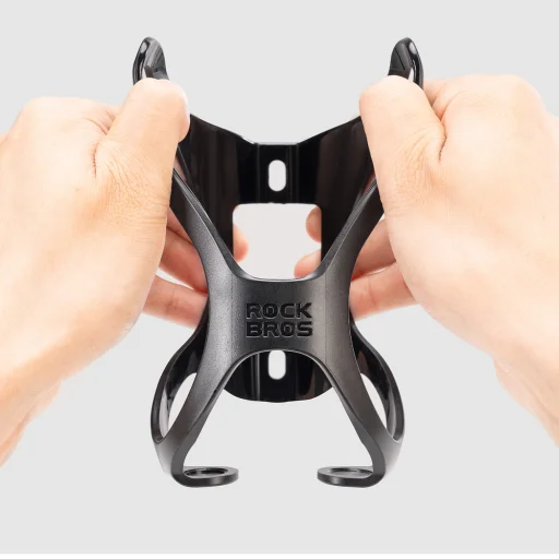 Rockbros LK24-H018 plastový košík na fľašu - čierny - 4