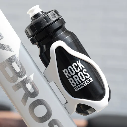 Rockbros LK24-H018 plastový košík na fľašu - biely - 4