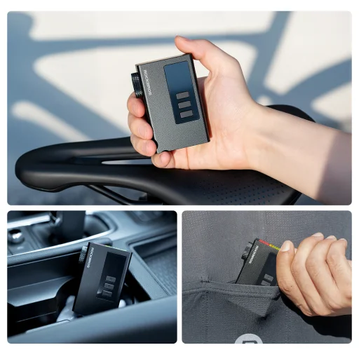 Rockbros AS240 PRO Bezdrôtová pumpa 120 PSI kompresor 420mAh - čierna - 11