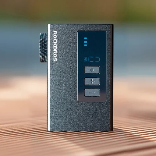 Rockbros AS240 PRO Bezdrôtová pumpa 120 PSI kompresor 420mAh - čierna - 13