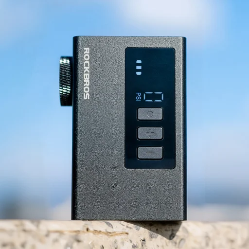 Rockbros AS240 PRO Bezdrôtová pumpa 120 PSI kompresor 420mAh - čierna - 14