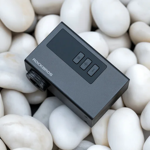 Rockbros AS240 PRO Bezdrôtová pumpa 120 PSI kompresor 420mAh - čierna - 15