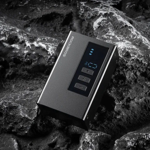 Rockbros AS240 PRO Bezdrôtová pumpa 120 PSI kompresor 420mAh - čierna - 4