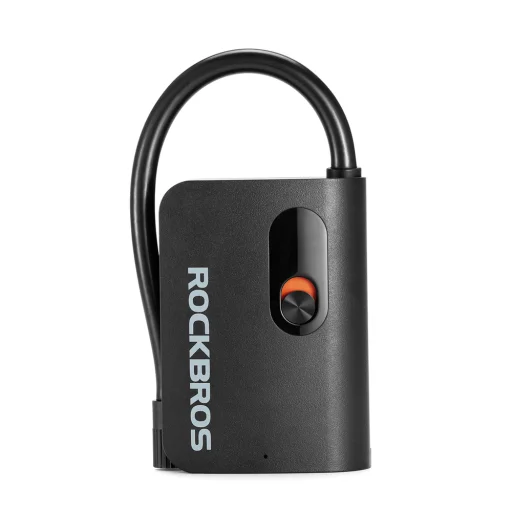 Rockbros L1 Mini Vezeték nélküli Pumpa 70 psi Kompresszor 200 mm Schrader Tömlőhossz - Fekete - 1