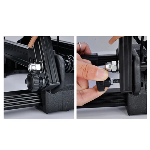 Rockbros T30 skladací stojan na bicykel pre predné alebo zadné koleso kompatibilný s 24-27,5 palcovými a 700C kolesami - čierny - 6