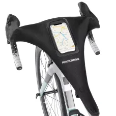 Rockbros D78 izzadságvédő zsebbel és telefontartó ablakkal - Fekete