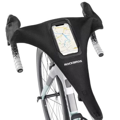 Rockbros D78 izzadságvédő zsebbel és telefontartó ablakkal - Fekete - 1