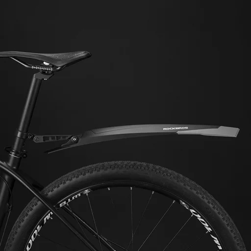 Rockbros DNB-890 sada blatníkov na bicykel - čierna - 4
