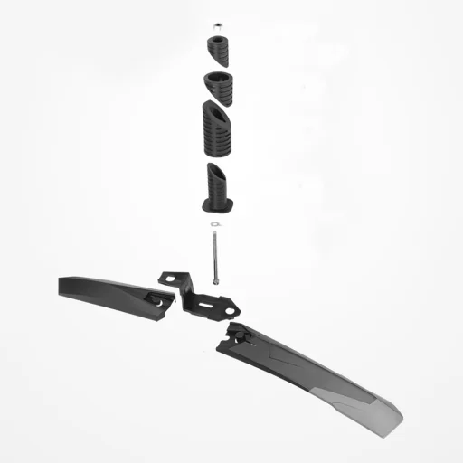 Rockbros DNB-890 sada blatníkov na bicykel - čierna - 7